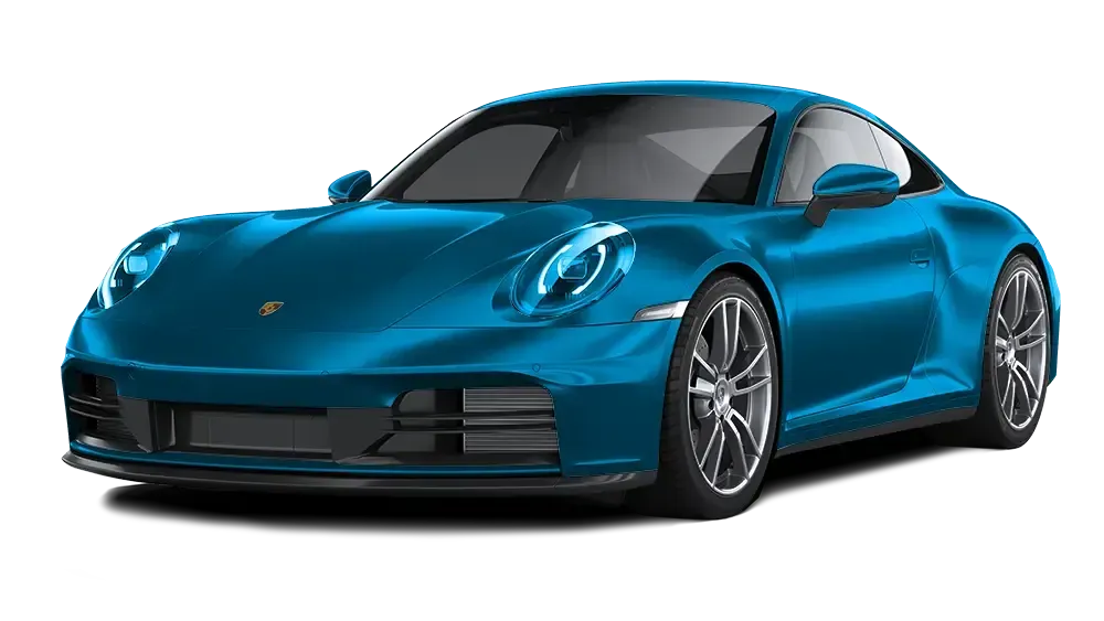 Porsche 911 with full body PPF coverage highlighted