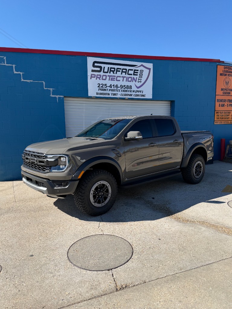 Black BMW M5 at Surface Protection Studio
