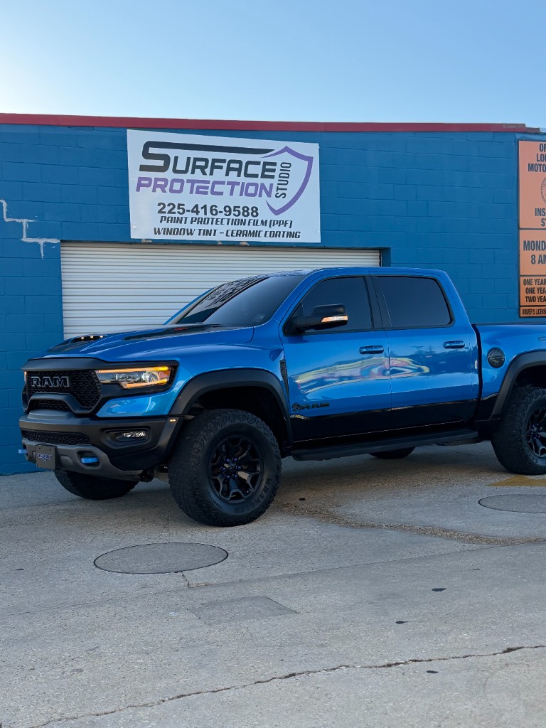 Blue RAM TRX at Surface Protection Studio